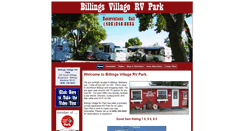 Desktop Screenshot of billingstrailervillagervpark.com